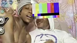 Petite Ebony Takes Big Black Cock on Casual Couch Fuck