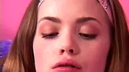 Little April Fingers Her Tight Shaved Pussy in Solo Tease