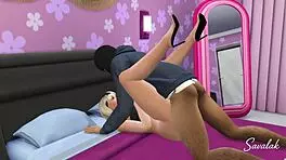 Hey, blonde babe sucks off thief then gets fucked hard