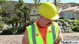 construction worker, wanna fuck these two horny ts?