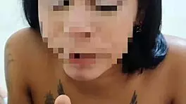 sloppy tinder teen chokes on deepthroat gagging blowjob facefuck