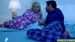 sexy brunette savannah sixx fingers pussy before slobbing big cock