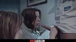 busty milf and cute teen get railed hard by horny doctor in hospital