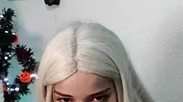 blonde witch deepthroats huge cock intense brazilian blowjob