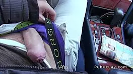 Brunette Amateur Babe's Hardcore Public Car Bang