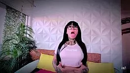 cute blonde teases with nonstop sloppy deepthroat sucking to huge throbbing orgasm