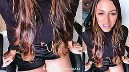 beautiful classy natalia teases clothed in adorable live kik stream looking so horny and cute