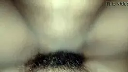 Horny mature woman night creampie with young stud