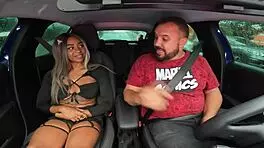 ana strips bare on são paulo streets for juicy public ride