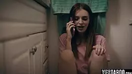 pregnant petite redhead gets manipulated and pounded by older guy