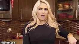 lesbian milf fingers blonde teen pussy in horny scissoring play