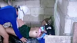 Busty Pinay Teen Hard Fucked On Building Creampie Finish