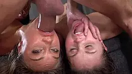 monika fox and liza shay gape asses on monster cock with deep prolapse