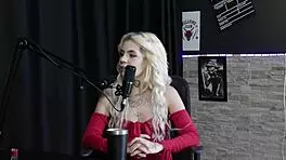 Kyra Sex Sheer Red Lingerie Fetish Tease Display