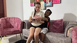 petite pregnant latina dwarf fucked hard by huge cock in dorm taboo