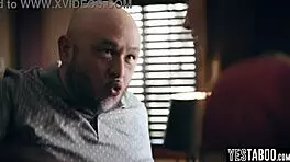 pregnant petite redhead gets manipulated and pounded by older guy