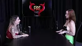 watch this naughty thai beauty tease in sheer red during her wild porn interview!