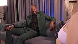 blonde bombshell auditions for massive black cock pounding