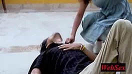 damn, this sexy indian girlfriend cheats hard with crazy outdoor domination fuck