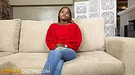 Fuck yes, ebony teen pounded by massive American BWC in hot POV casting!!