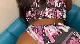 colombian babe orders delivery pays with hot anal creampie from huge cock