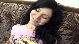 Ohh creampie deep in my slim tight pussy feels soo good uhh!!