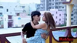 damn, this sexy indian girlfriend cheats hard with crazy outdoor domination fuck