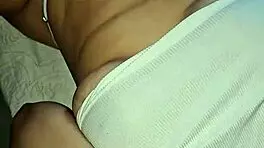 Feel this dildo and cock double stuffing my holes so deep already?