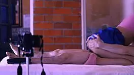 Cute young girlfriend cheats with friend in classroom exchanging sneaky glances before hardcore creampie fuck