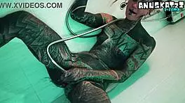 solo teen tests shower wand toy for epic squirting fun