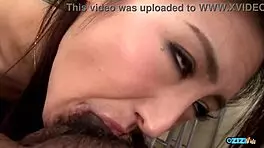 Super sexy asian beauty sucks fat cocks exploding on pretty face