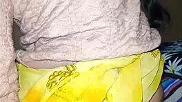 Desi skinny housewife with big ass and natural tits begs for rough pussy creampie in hardcore winter fuck session