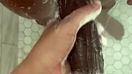 petite babe sneaks into shower for bbc pov riding adventure up close