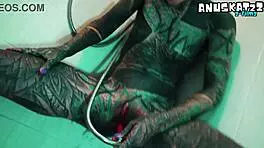 solo teen tests shower wand toy for epic squirting fun