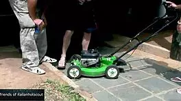 gorgeous oriental brunette takes bold double penetration pounding in lush garden