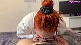 Best friend's virgin craves rough big tits handjob and dirty virginity loss