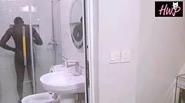 mdx horny ebony babe bends over fucks househelp doggystyle