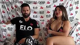 karen cox athletic latina flaunts big ass in spicy fitness casting interview!