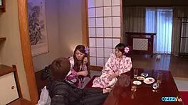 Stumbled on two chicks sucking my cock passionately