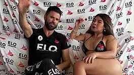 karen cox athletic latina flaunts big ass in spicy fitness casting interview!