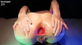 Huge Zucchini Gapes Brunette Teen Ass Doggystyle Hardcore!