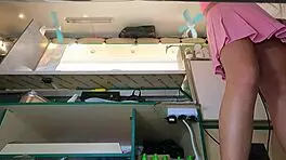 God, it was so hot she skipped panties—wanna taste my sexy pussy?