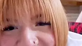 blonde college girl fucked live by boyfriend on tiktok