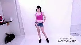 Sultry Brunette Model Fucked Hard During Steamy Casting Couch Interview