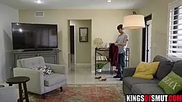 cheating blonde milf seduces young guy after getting busted