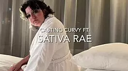 Detailed casting features curvy thick Latina happy ending oil massage with explosive finish