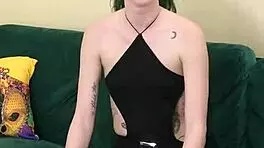 Kit summers rocks tight black bodysuit gothic miniskirt photoshoot