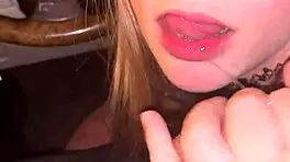 Laney Grey petite blonde sucks hung instructor massive cock