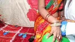 desi indian bhabhi gets her best pussy pounded hard with hindi dirty talk