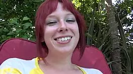 Zoey Nixon redhead deepthroat ass fuck creampie ride